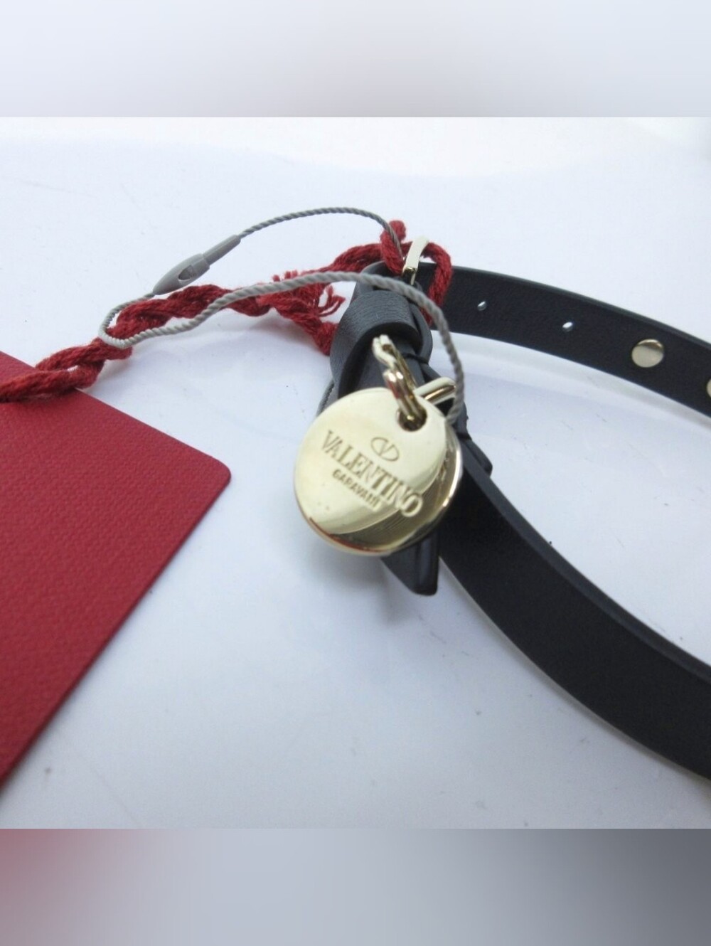 NWT Valentino Garavani Dog/Pet Rockstud Leather Adjustable Collar! - Picture 6 of 9